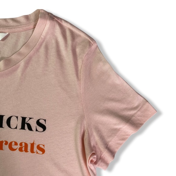 Halloween Graphic Tee, Candy Corn, Orange Crewneck, Trick or Treat!! - Picture 7 of 12